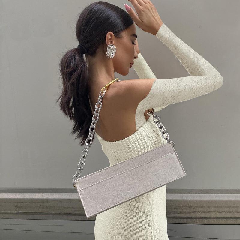 Sendy Women Clothing Autumn Elegant Sleeve off Shoulder Tube Dresses - Vestir en Moda
