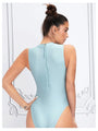 Serenity Pure Color Tight One-Piece Swimwear - Vestir en Moda