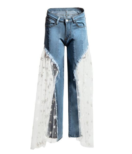 Shelby Sexy Modern Wide Leg Denim Trending Jeans - Vestir en Moda