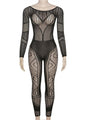 Shirandy Outfits Sexy Knitted Jumpsuits Women Long Sleeve - Vestir en Moda