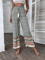 Skye Women's Bohemian Ethnic Print Wide Leg Pants - Vestir en Moda