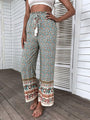 Skye Women's Bohemian Ethnic Print Wide Leg Pants - Vestir en Moda