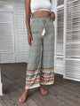Skye Women's Bohemian Ethnic Print Wide Leg Pants - Vestir en Moda