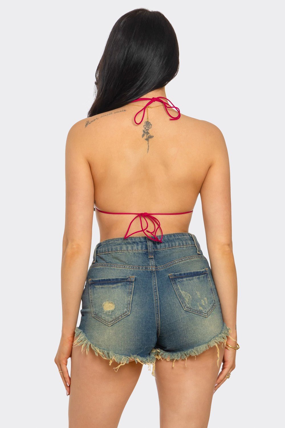 Skylar Sequin Open Back Top - Stylish Halter Neck Design for Stunning Evening Looks Top