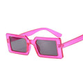 Small Rectangular Retro Brand Design SunGlasses Square Vintage Lenses - Vestir en Moda