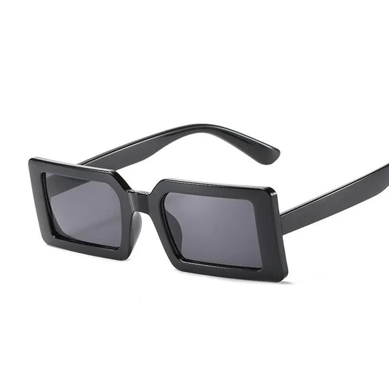 Small Rectangular Retro Brand Design SunGlasses Square Vintage Lenses - Vestir en Moda