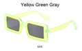 Small Rectangular Retro Brand Design SunGlasses Square Vintage Lenses - Vestir en Moda