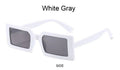 Small Rectangular Retro Brand Design SunGlasses Square Vintage Lenses - Vestir en Moda