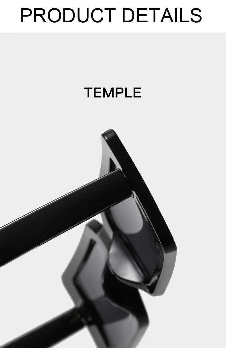 Small Rectangular Retro Brand Design SunGlasses Square Vintage Lenses - Vestir en Moda