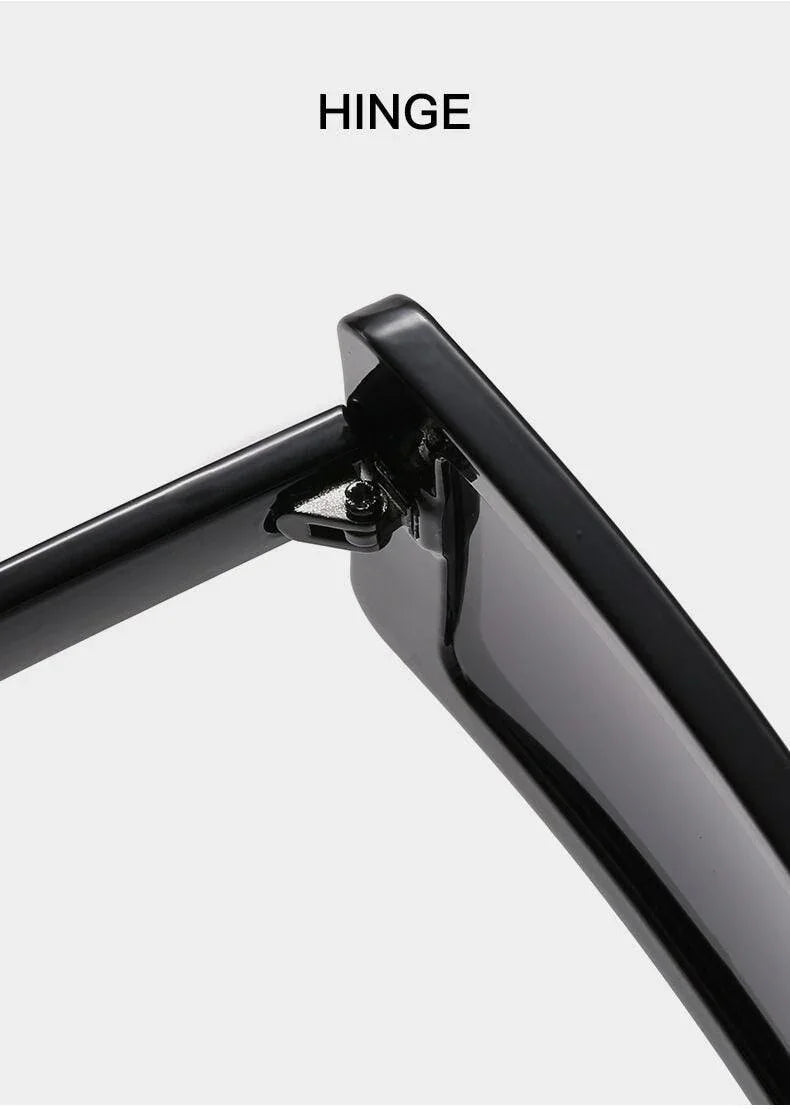 Small Rectangular Retro Brand Design SunGlasses Square Vintage Lenses - Vestir en Moda