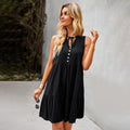 Sodelis Women New Solid line Casual Tiered Babydoll Dresses - Vestir en Moda