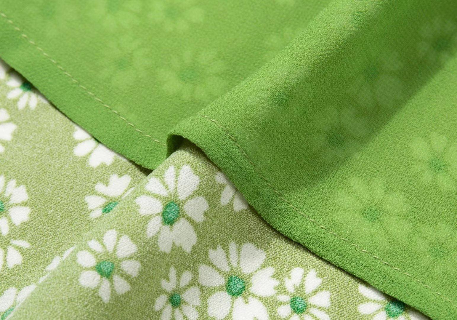 Sofi Summer Green Bottom Pastoral Floral Strap Dresses - Vestir en Moda