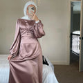 Sofia Dubai Elegant Satin Dresses - Vestir en Moda