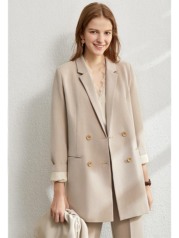 Sofia Spring Female Office Blazer Women two pieces sets - Vestir en Moda