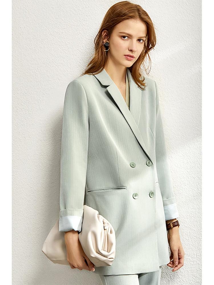 Sofia Spring Female Office Blazer Women two pieces sets - Vestir en Moda