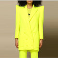 Sophia Double Mid Fluorescent Yellow Sets - Vestir en Moda