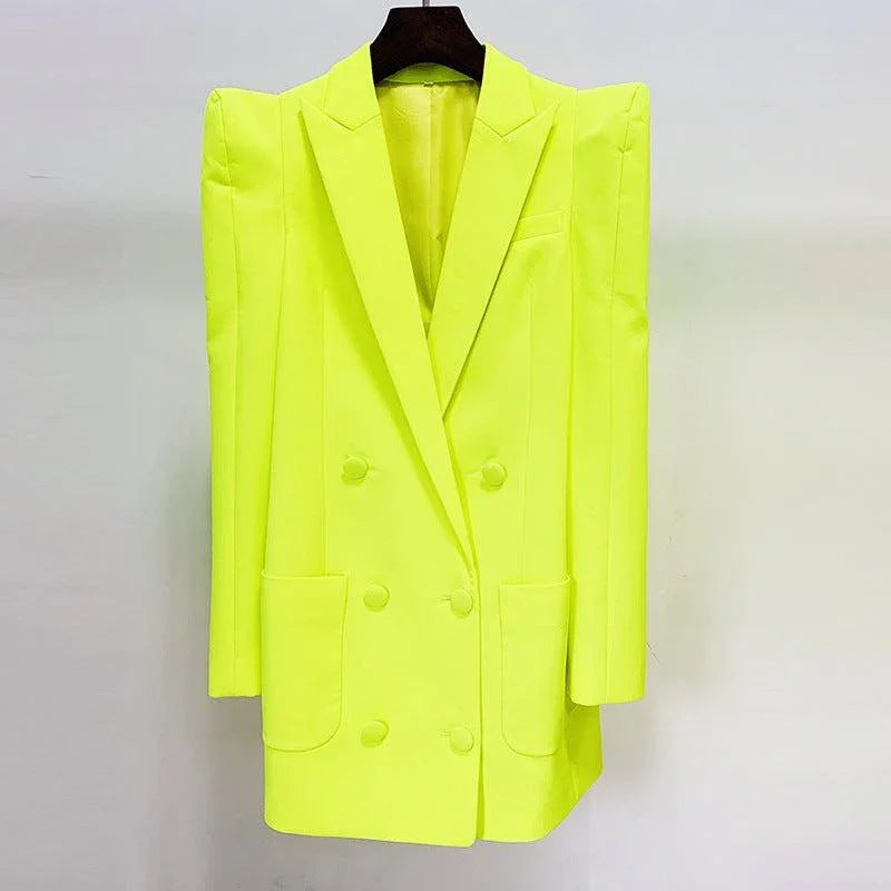 Sophia Double Mid Fluorescent Yellow Sets - Vestir en Moda