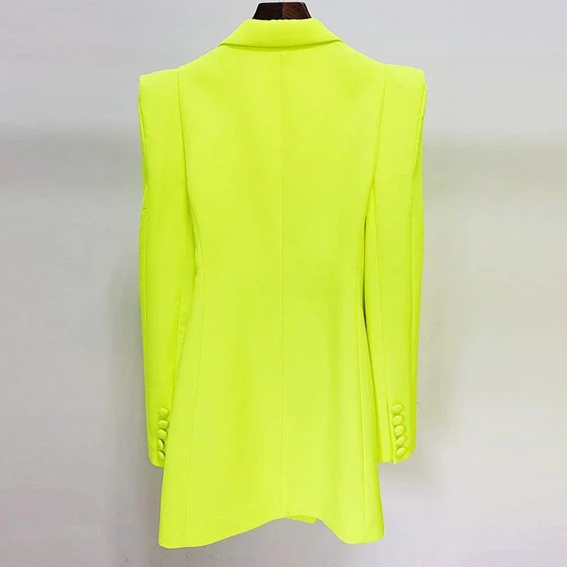 Sophia Double Mid Fluorescent Yellow Sets - Vestir en Moda