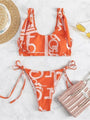Sophia Printed Two Piece Bikini Sets - Vestir en Moda