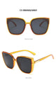 Square Luxury Big Frame Cat EyeLadies Classic Vintage Sunglasses - Vestir en Moda