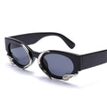 Steampunk Rectangle Small Frames Punk Snake Luxury Sunglasses - Vestir en Moda
