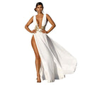 stephanie Sexy Fashion Wedding Evening Plunge High Large Dresses - Vestir en Moda