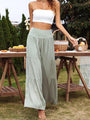 Sydney Casual Wide Leg Cotton Linen Popular High Waist Loose Pants - Vestir en Moda