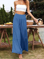 Sydney Casual Wide Leg Cotton Linen Popular High Waist Loose Pants - Vestir en Moda