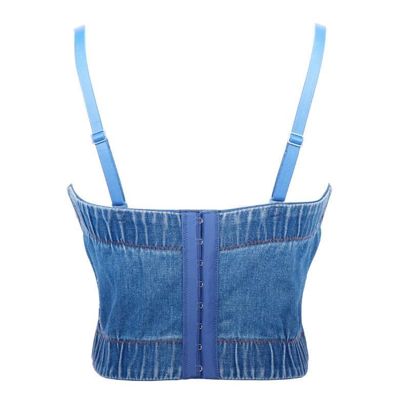 Talia Beaded Tube Shaping Wear Cropped Baring Top - Vestir en Moda