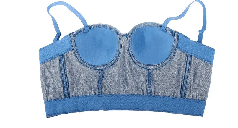 Talia Beaded Tube Shaping Wear Cropped Baring Top - Vestir en Moda