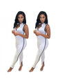 Taresa New Women Fashion V-neck Sleeveless Jumpsuits - Vestir en Moda