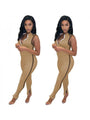 Taresa New Women Fashion V-neck Sleeveless Jumpsuits - Vestir en Moda