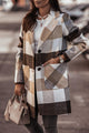 Tay New Plaid Long Woolen Coat - Vestir en Moda