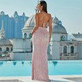 Telma Elegant Sequined Suspender Evening Dresses - Vestir en Moda