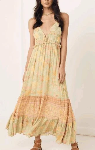 Telma Spring Positioning Floral Flounce Dresses - Vestir en Moda