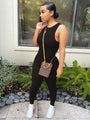Tempestad Solid Casual Sleeveless Jumpsuits - Vestir en Moda