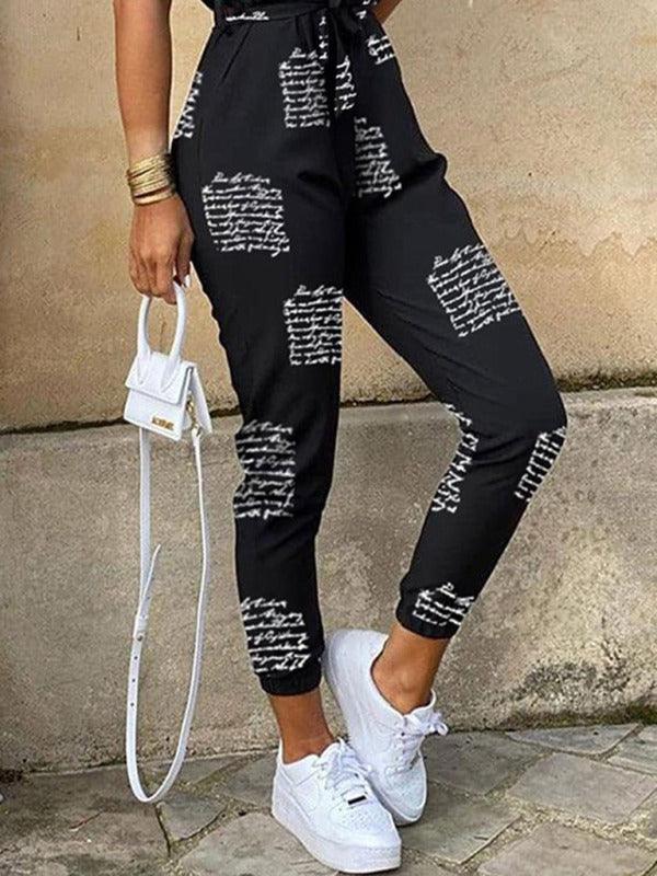 Tina Women Casual Lapel Buttoned Belt Cargo Jumpsuits - Vestir en Moda