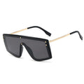 Trendy New Big Frame One Piece Fashionable Sunglasses - Vestir en Moda