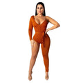 Tricha Sexy Women Long Sleeve Jumpsuits Elegant - Vestir en Moda