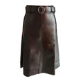 Trina Office Elegant High Waist Leather Casual Skirt - Vestir en Moda