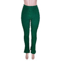 Trinity High Waist Stretch Tight Bubble Woven Roving Small Trousers - Vestir en Moda