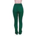 Trinity High Waist Stretch Tight Bubble Woven Roving Small Trousers - Vestir en Moda