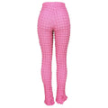 Trinity High Waist Stretch Tight Bubble Woven Roving Small Trousers - Vestir en Moda