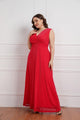 Valeria Plus Size Women Summer Sleeveless V-neck Maxi - Vestir en Moda