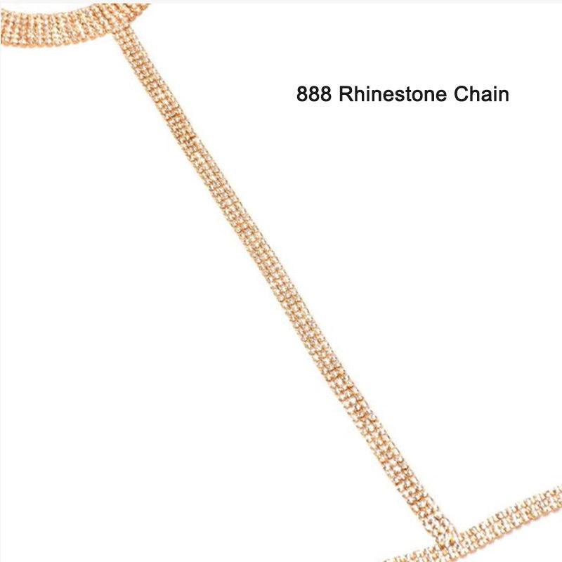Vannessa Body Chain Sexy Rhinestone Sexy Necklace Jewelry - Vestir en Moda