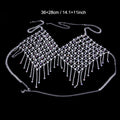 Veronica Sexy Super Flash AB Color Tassel Body Chain Diamond Net - Vestir en Moda