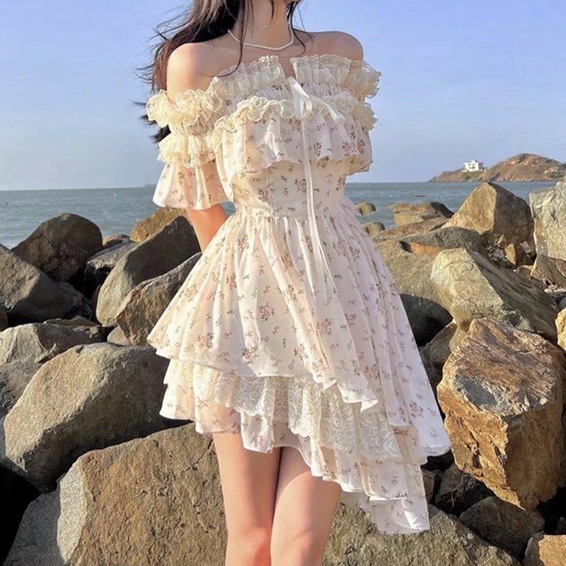 Vetty Summer Vietnam Brand Fresh Sweet Floral Dresses - Vestir en Moda