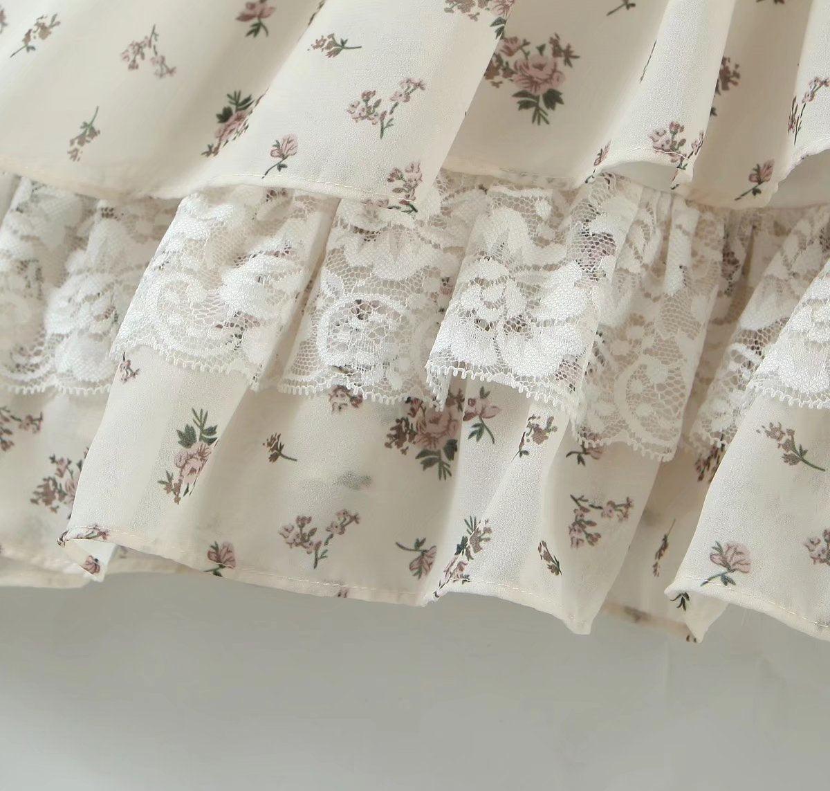 Vetty Summer Vietnam Brand Fresh Sweet Floral Dresses - Vestir en Moda