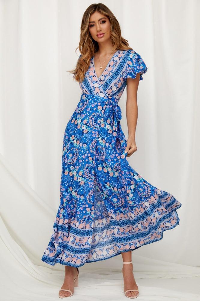 Victoria Summer Casual Holiday Floral Sexy Women Clothing Dresses - Vestir en Moda