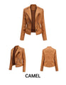 Vilma Women Short High Quality Leather Jacket - Vestir en Moda